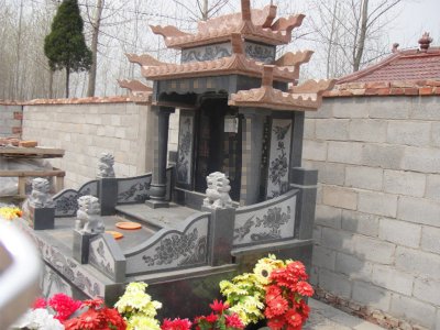 中式组合墓碑