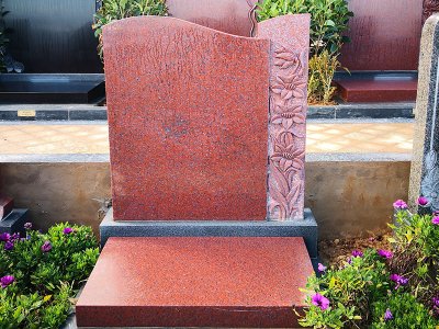印度红高档墓碑