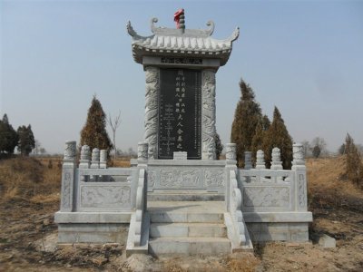 农村墓碑图片